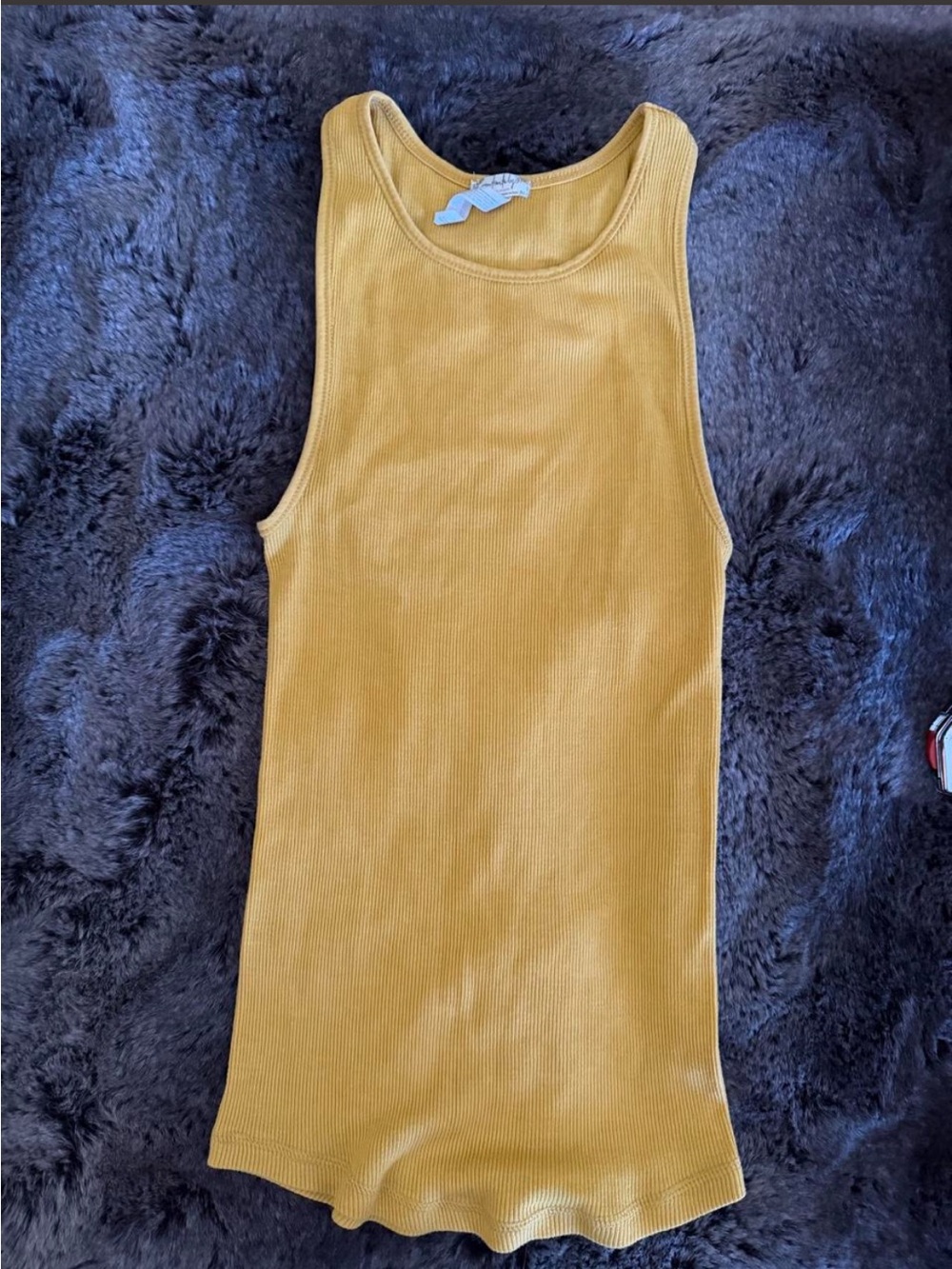 Free People Soft Ribbed Classic Layering Tank Top XS/S